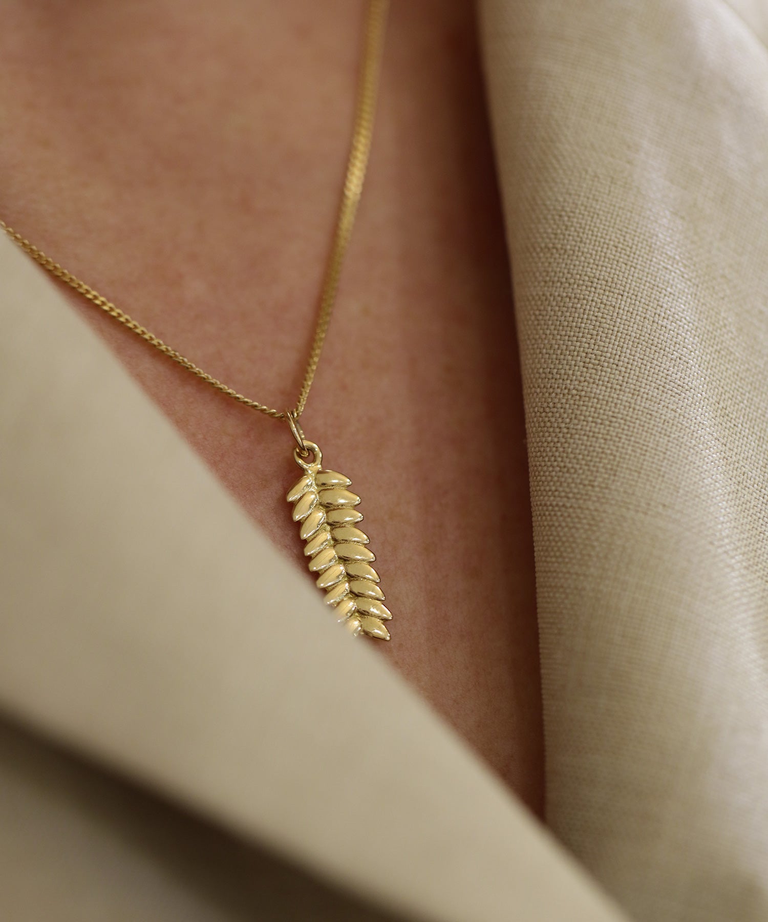 RÅG XS 18K halsband - Guldviva Jewellery