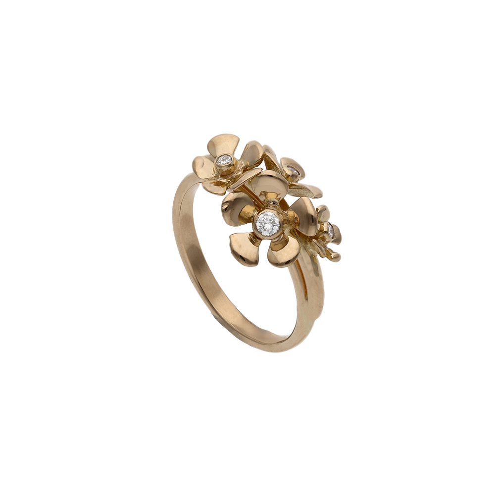 ÄPPELBLOM ring 18k - Guldviva Jewellery