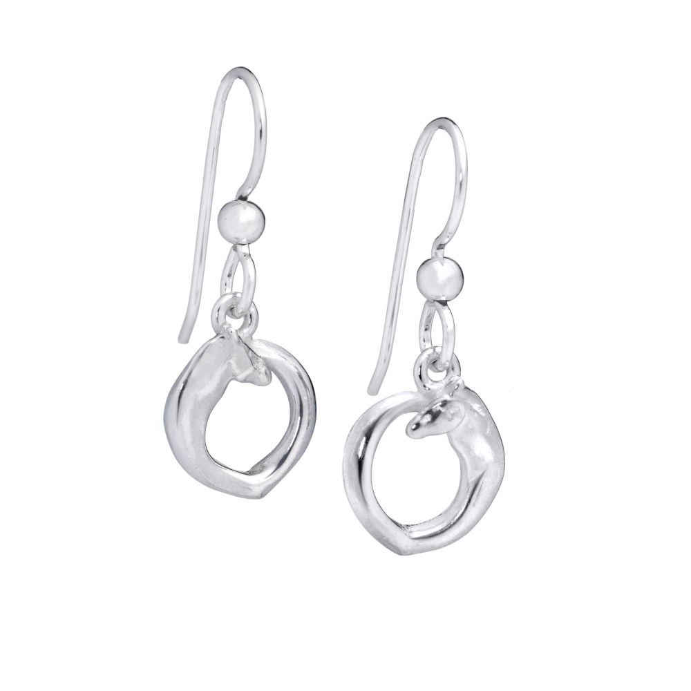 HÄST örhängen på krok - Guldviva Jewellery