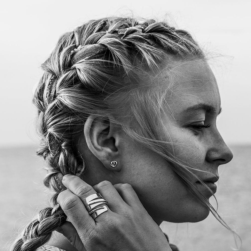 STORMSKÄRS MAJA HJÄRTA Örhängen på stift - Guldviva Jewellery